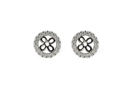 A215-22289: EARRING JACKETS .24 TW (FOR 0.75-1.00 CT TW STUDS)