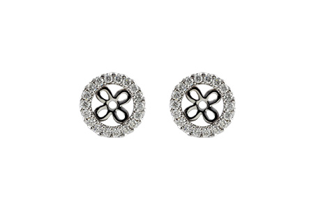 A215-22289: EARRING JACKETS .24 TW (FOR 0.75-1.00 CT TW STUDS)