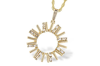 A300-68698: NECK .14 TW BAGUETTES