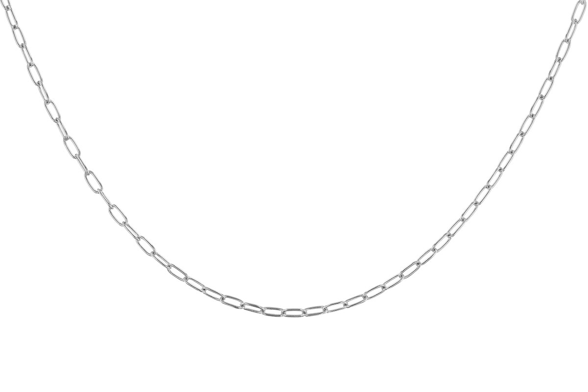 C301-60516: PAPERCLIP SM (18IN, 2.40MM, 14KT, LOBSTER CLASP)