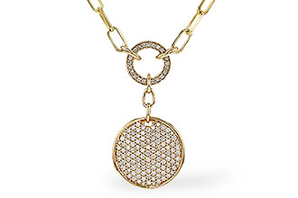 C302-47752: NECKLACE .92 TW (17")