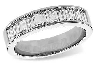 D302-45979: LDS DIA WED RG .70 TW BAGUETTES