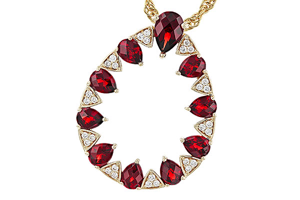 D302-47743: NECKLACE 1.85 GARNET 1.96 TGW