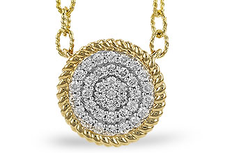 E301-63225: NECKLACE .32 TW (18")