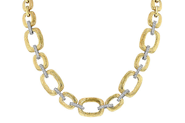 F034-27806: NECKLACE .48 TW (17 INCHES)