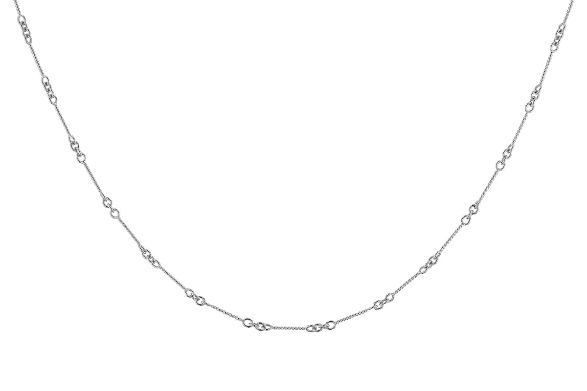 G301-60524: TWIST CHAIN (22IN, 0.8MM, 14KT, LOBSTER CLASP)