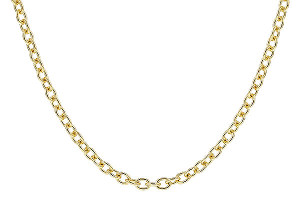 G301-61397: CABLE CHAIN (1.3MM, 14KT, 24IN, LOBSTER CLASP)