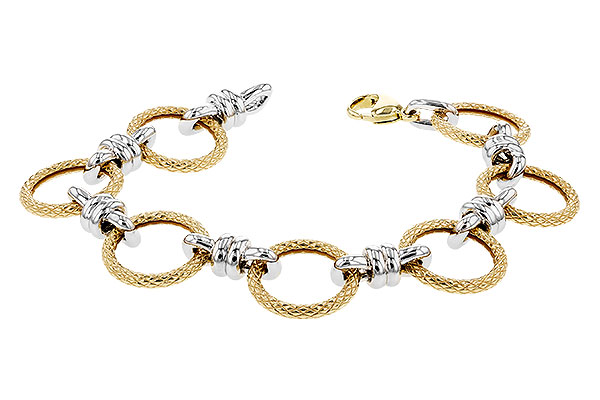 G301-62297: PLAIN GOLD BRACELET (7.25")