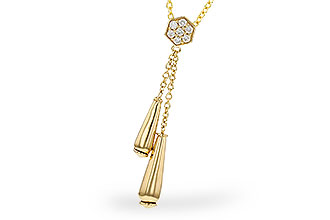 G302-46870: NECKLACE .11 TW