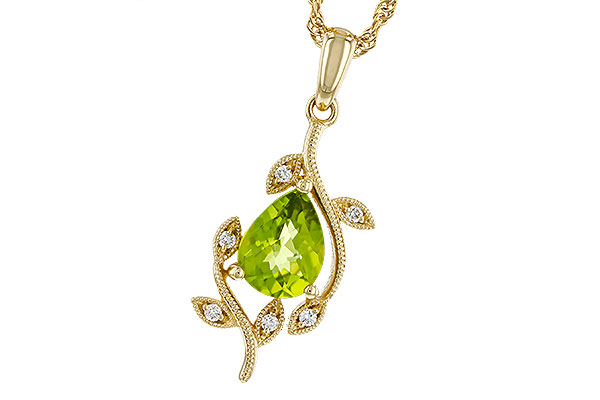 G302-48679: NECKLACE 1.16 PERIDOT 1.21 TGW (8x6MM PER)