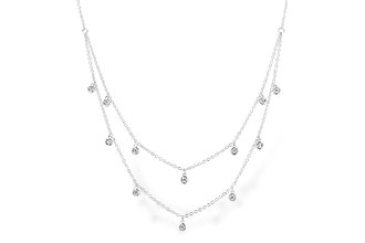 H301-55988: NECKLACE .22 TW (18 INCHES)