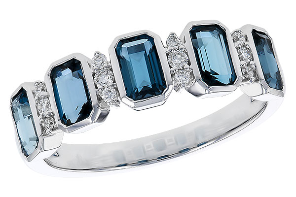 H302-48670: LDS RG 1.46 TW LONDON BLUE TOPAZ 1.58 TGW