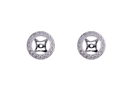 K211-60479: EARRING JACKET .32 TW (FOR 1.50-2.00 CT TW STUDS)