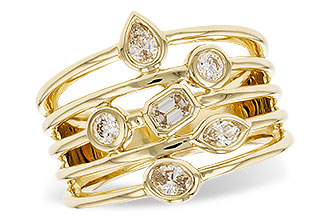K301-62361: LDS DIA RG .50 TW FANCY CUT DIAMONDS