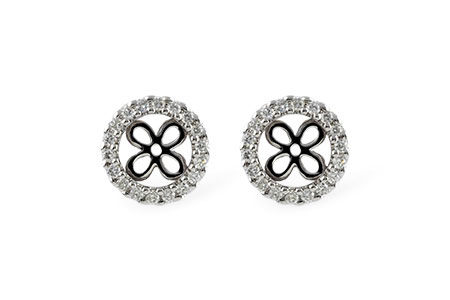 M215-22297: EARRING JACKETS .30 TW (FOR 1.50-2.00 CT TW STUDS)